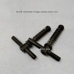 hinge clamp titanium black for brompton 3sixty folding bike aceoffix