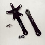 rollcii 13 crankset wet black BCD 130 crank arm 165 170mm
