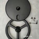 carbon wheelset 3 speed 16 349 trispoke full disc wheel matte hubsmith