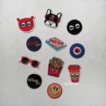 iron patch gravlsauce customized assorted iron patch cap jacket bag