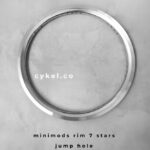 minimods silver rim 16 349 folding bike jump hole 7 stars folding bike include rimtape