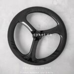 SMC front wheel trispoke CERAMIC carbon 16 349 3K glossy wheelset