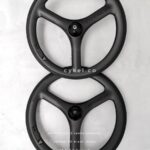 carbonician carbon trispoke wheelset 3 spoke 16 349 2 3 speed brompton