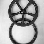 SMC wheelset 5 spokes 6 speed CERAMIC 16 349 carbon 3K