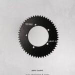 pass quest oval single chainring black alloy 5 arms BCD 130 54T