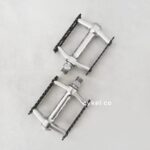 mks sylvan gordito bike pedals black silver