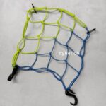 blue lug cargo net orange yellow blue