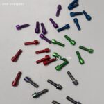 stainless steel titanium plated bolts M5 18mm CNC color block