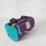 blue lug handlebar pouch purple saddle bag