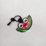 gravlsauce red watermelon lazy eye bike reflector rear reflective light