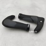 bike handlebar grips rubber handgrip ergonomic anti slip double lock HL-G232