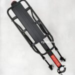 bike rear rack carrier bag quick release QR bicycle luggage rack aluminum alloy carrier with reflector