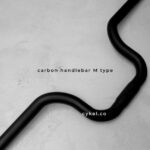 aceoffix carbon handlebar midrise M type for brompton 3sixty
