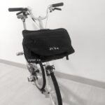 S black bag for front block folding bike brompt frontblock large bag
